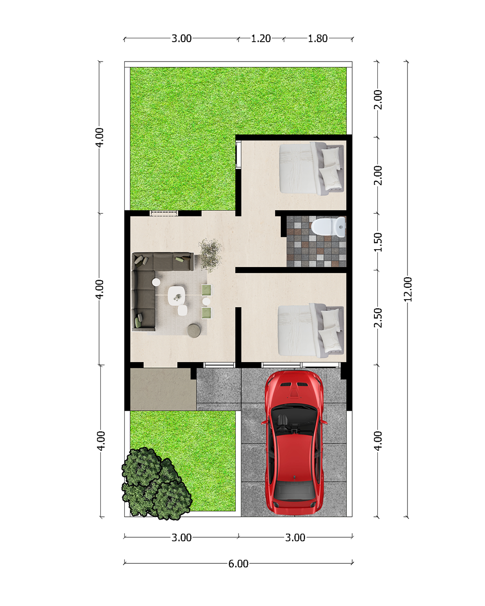 Layout Tipe 30