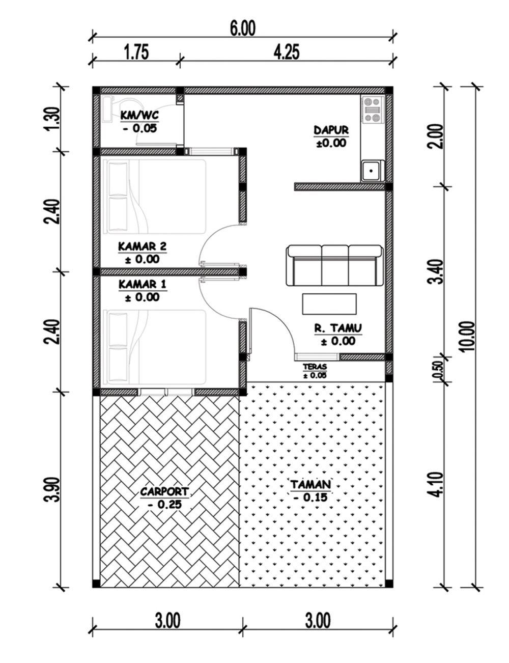 Layout Type 36/60 (Subsidi)