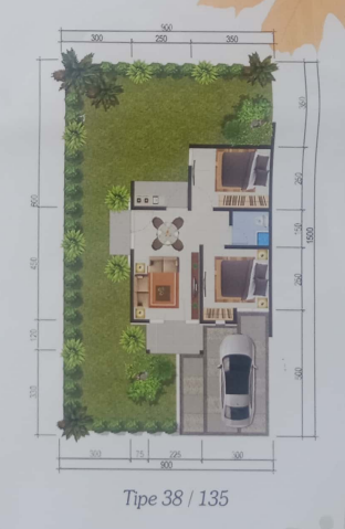 Layout Tipe 38/135