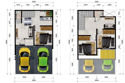 Layout Tipe Boulevard