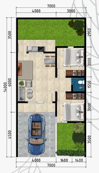 Layout Rumah