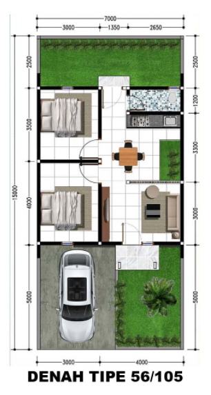 Layout Tipe 56