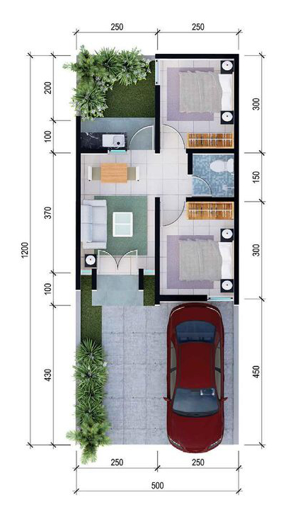 Layout Rumah