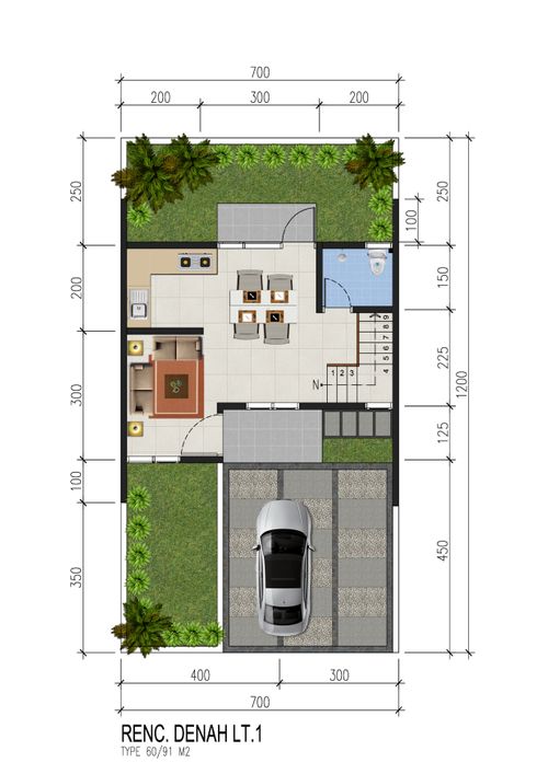 Layout Tipe GRN 60/91