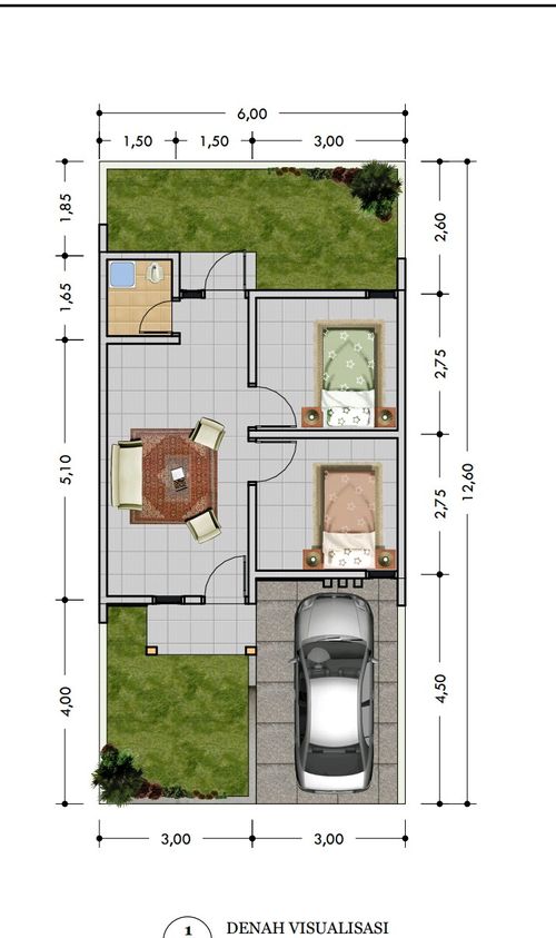 Layout Tipe 36 (subsidi)