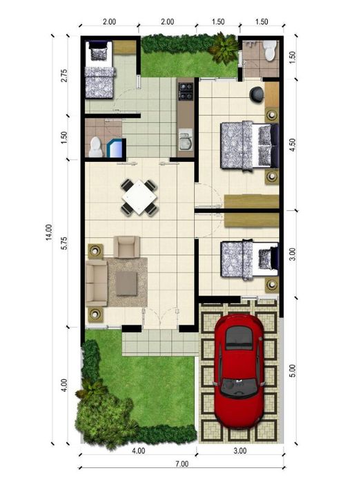 Layout Rumah