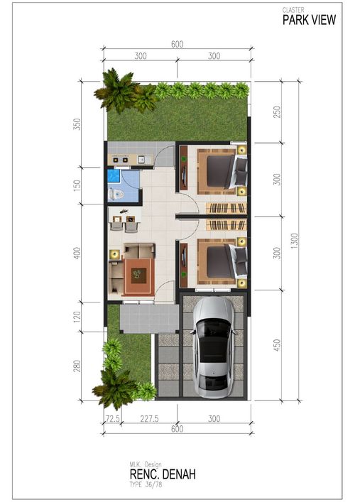 Layout Tipe P 36/78