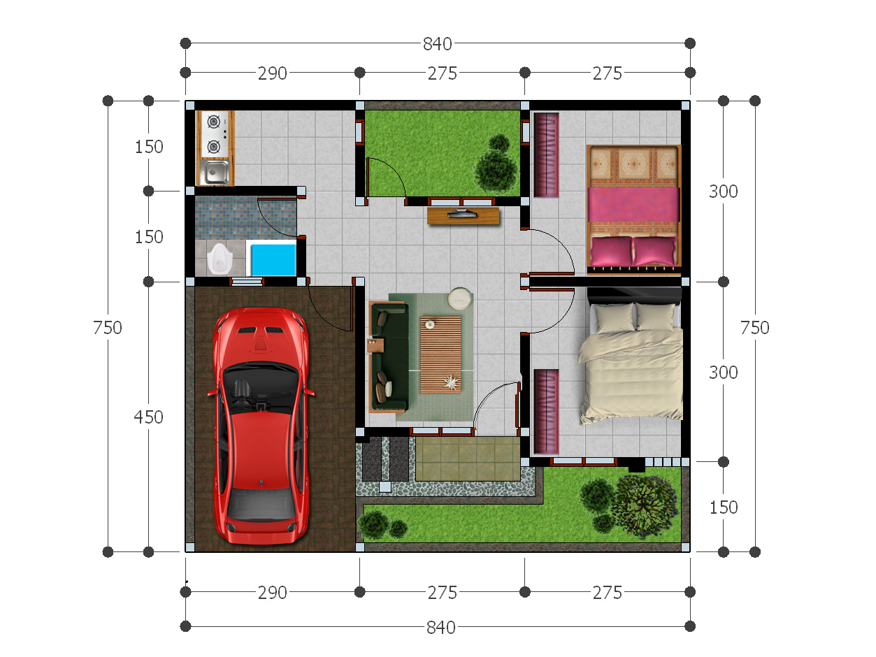 Layout Rumah